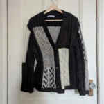 Featured thumbnail for Gilet patchwork en maille Zara taille M