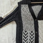 Thumbnail for Gilet patchwork en maille Zara taille M