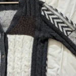 Thumbnail for Gilet patchwork en maille Zara taille M