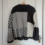 Thumbnail for Gilet patchwork en maille Zara taille M