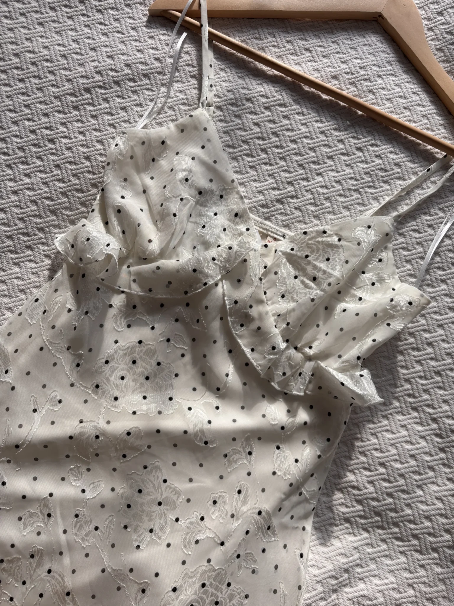 Image for Polka dot and fringe dress