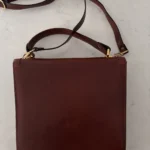 Thumbnail for Sac à main cuir Ruby London vintage!