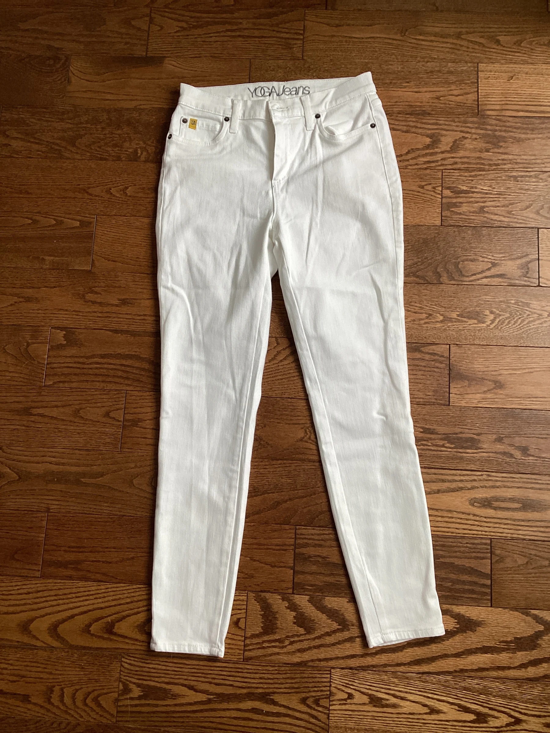 Jeans blanc Yoga Jeans seconde main