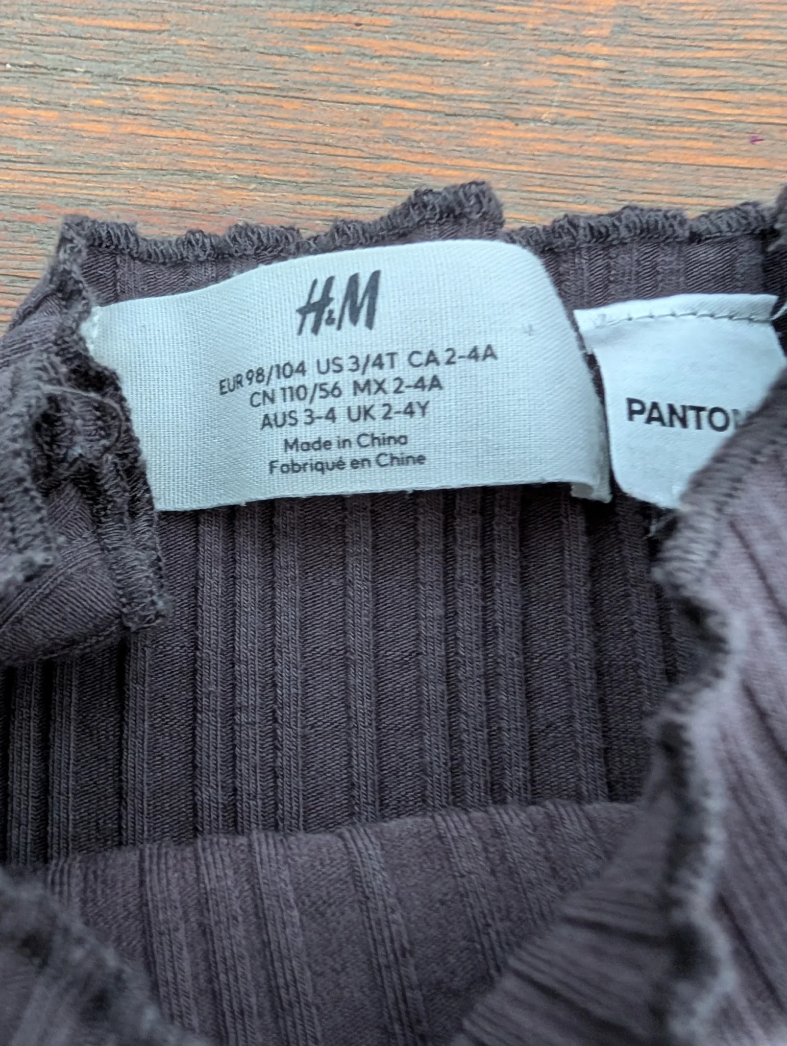 Image for T-shirt HM 3-4 ans