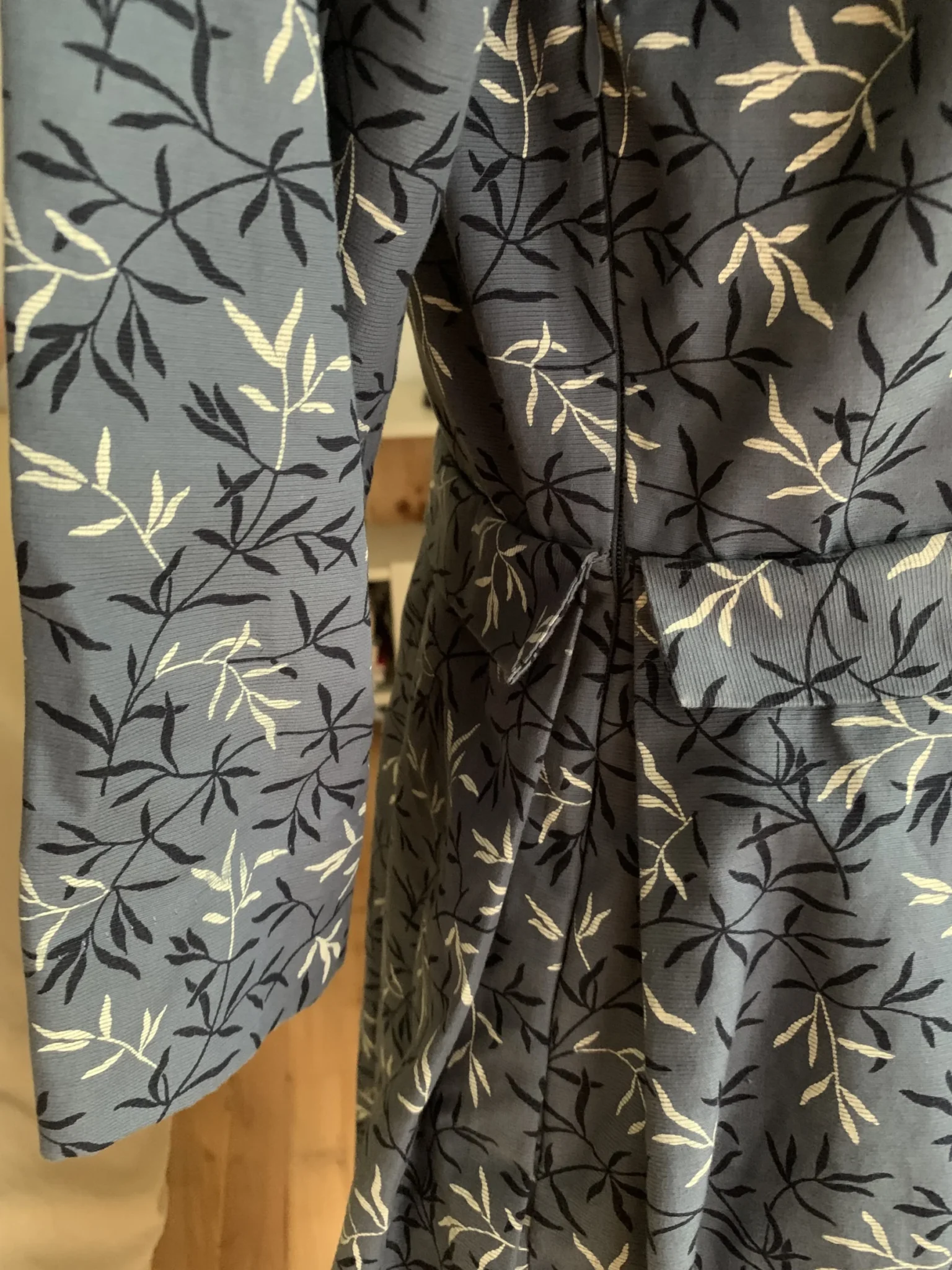Image for Tone-on-tone foliage dress