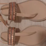 Thumbnail for sandal en plastique avec des motifs brillants