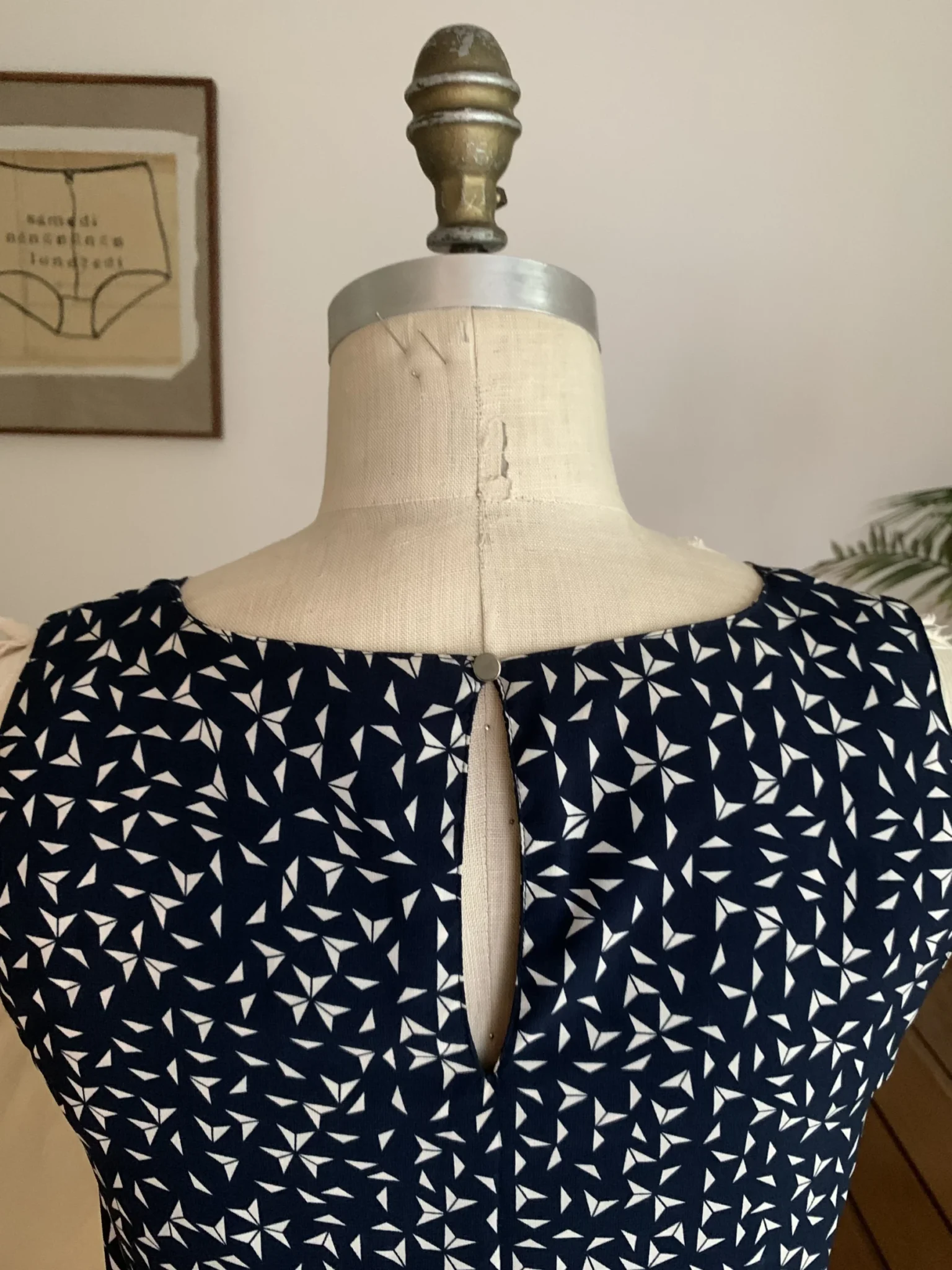 Image for Robe col scoop, Jacqueline de Yong