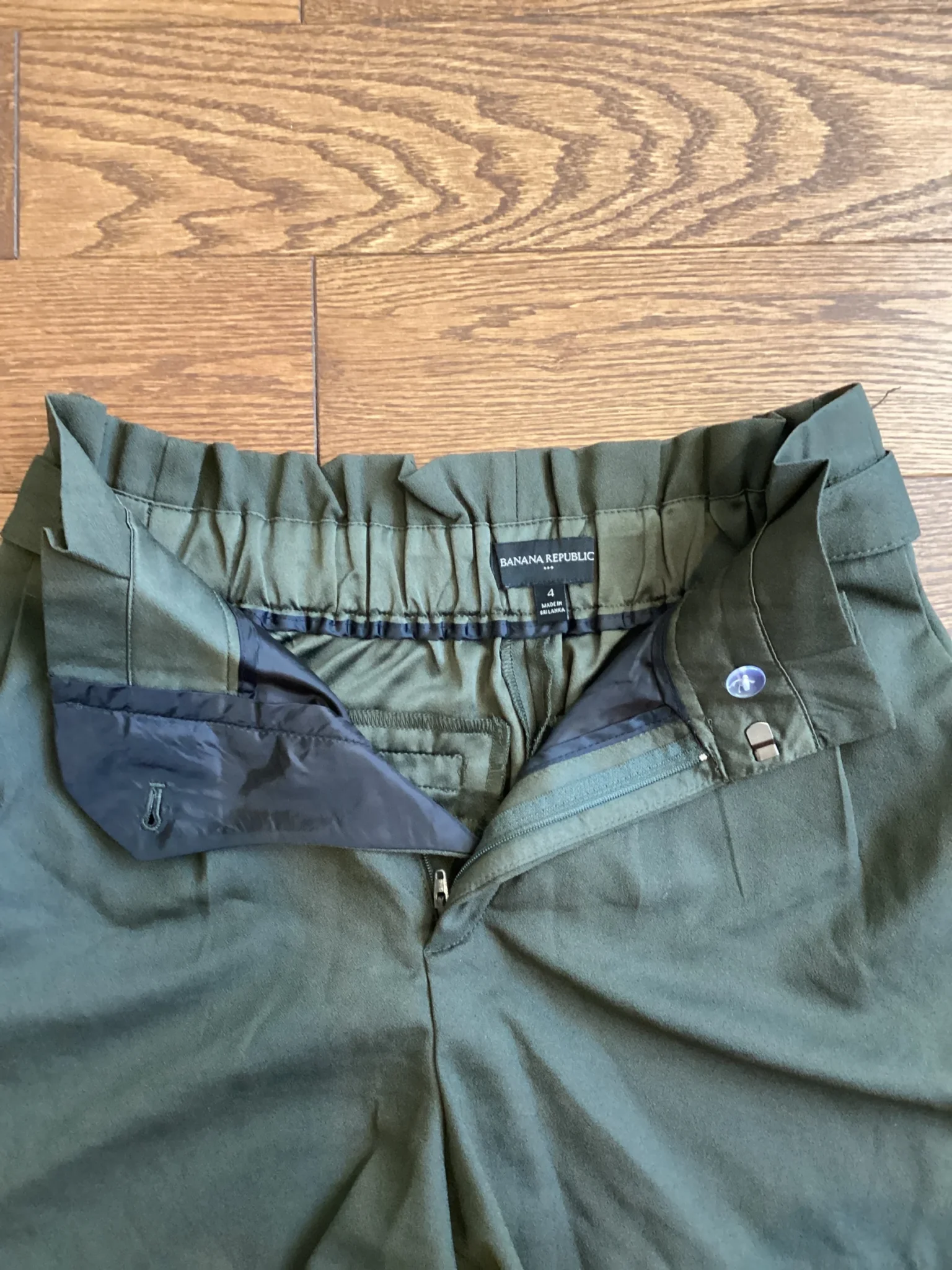 Image for Dark green khaki shorts