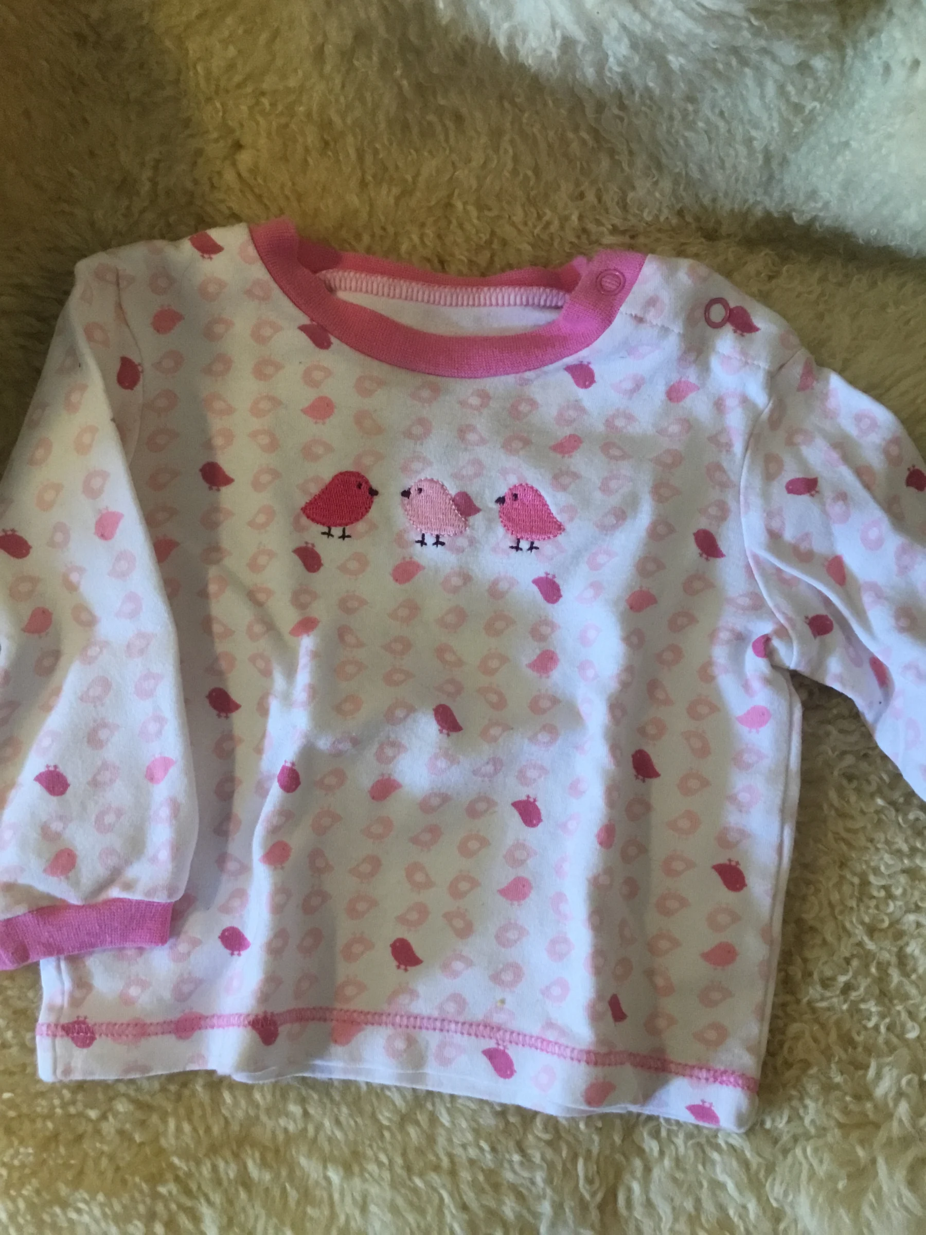 Chandail petit lem petits oiseaux bébé filles 6 Petit Lem seconde main