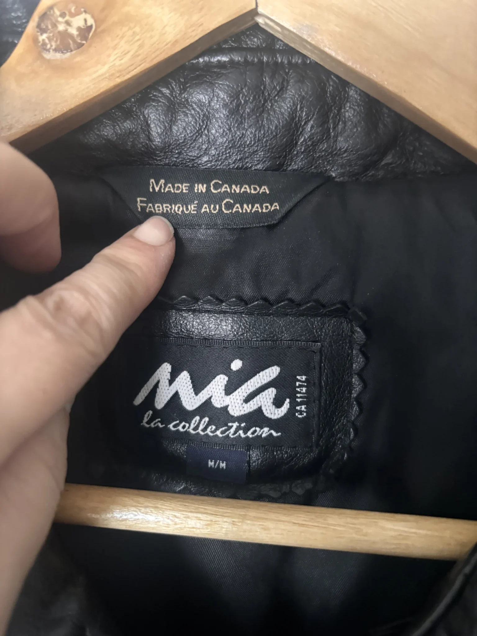 Image for Manteau de cuir véritable