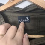 Thumbnail for Manteau kaki ajusté