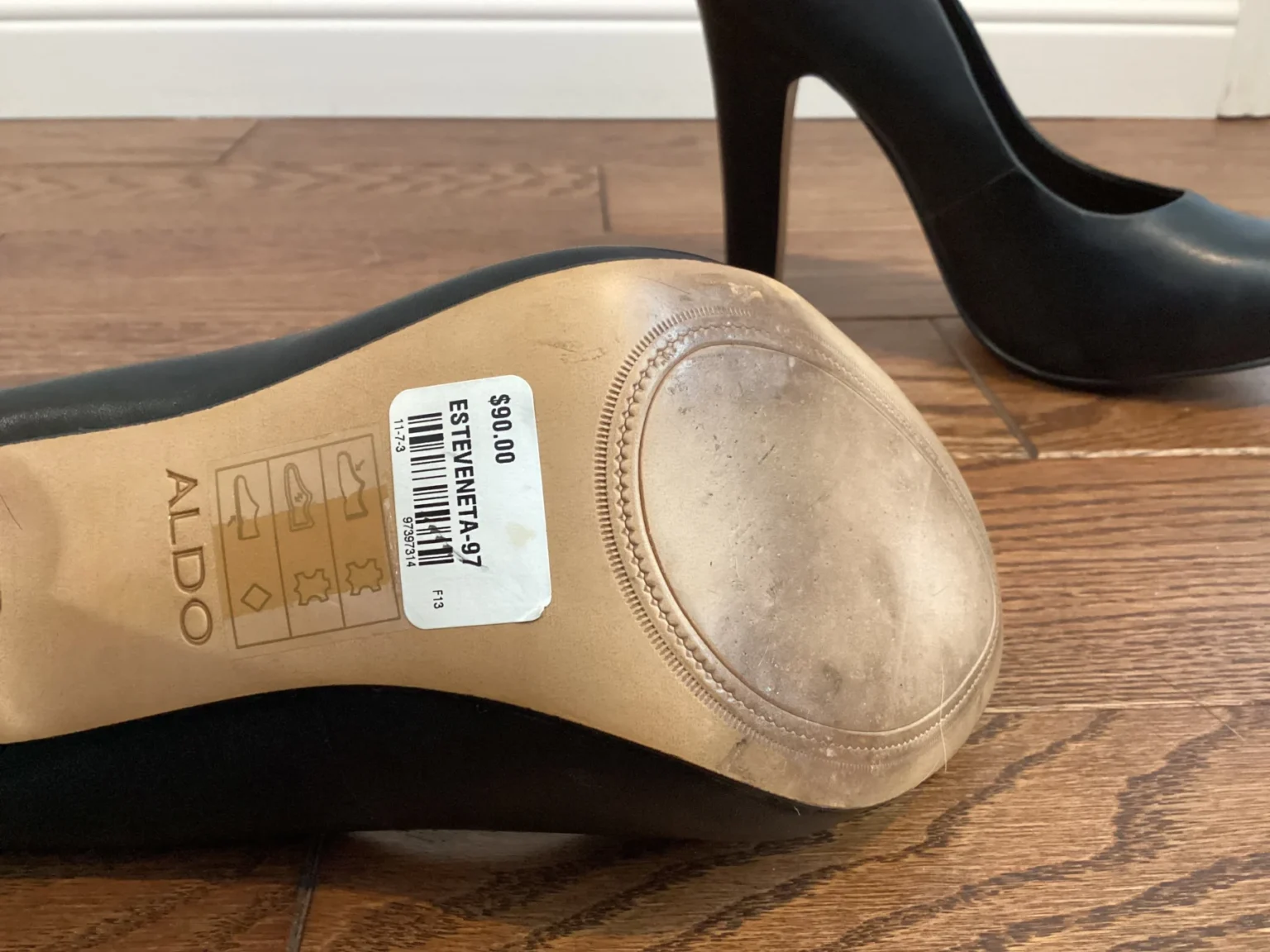 Image for Genuine leather high heel
