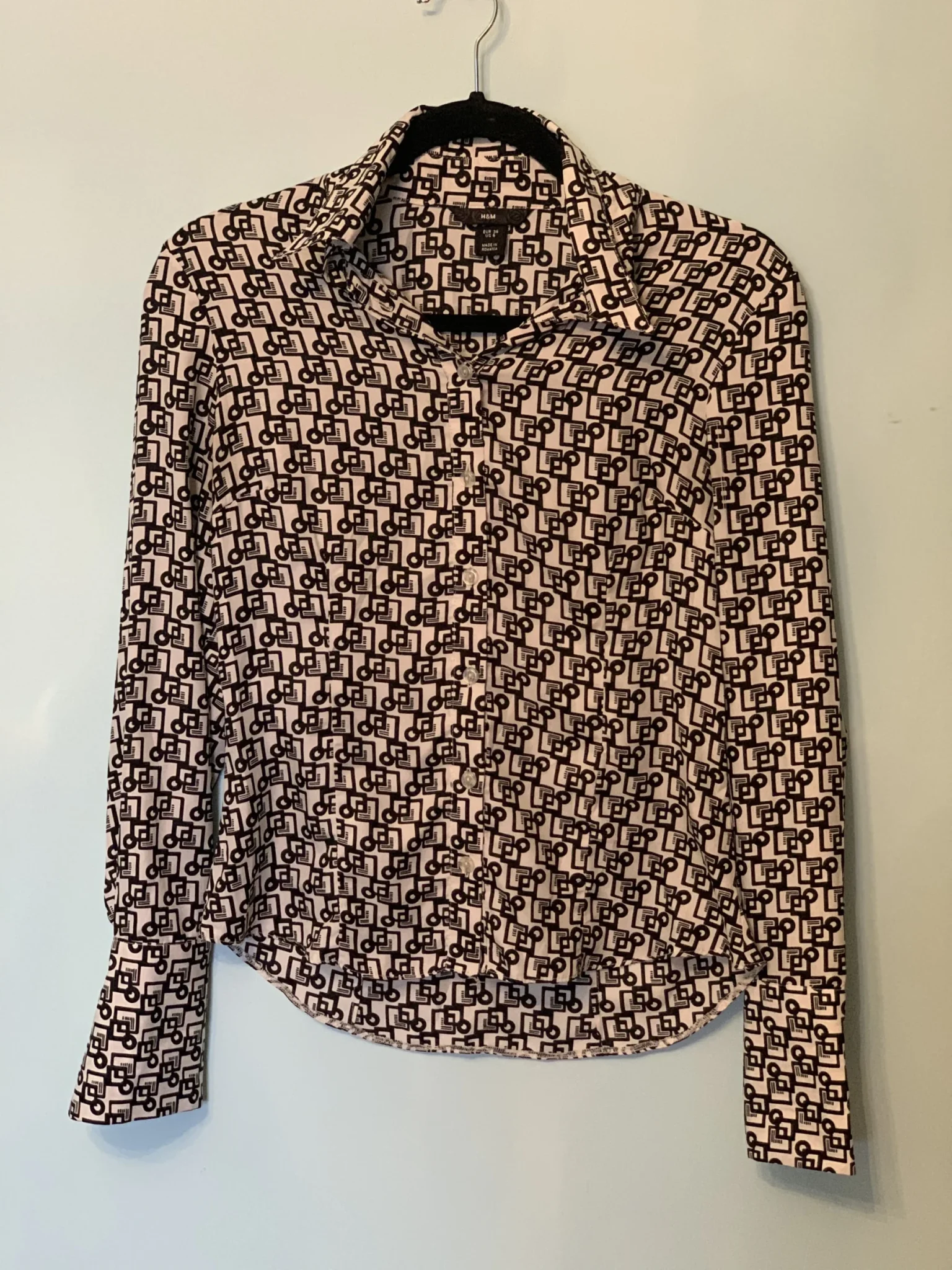 Image for Blouse  Manche Longue Noire et Blanche