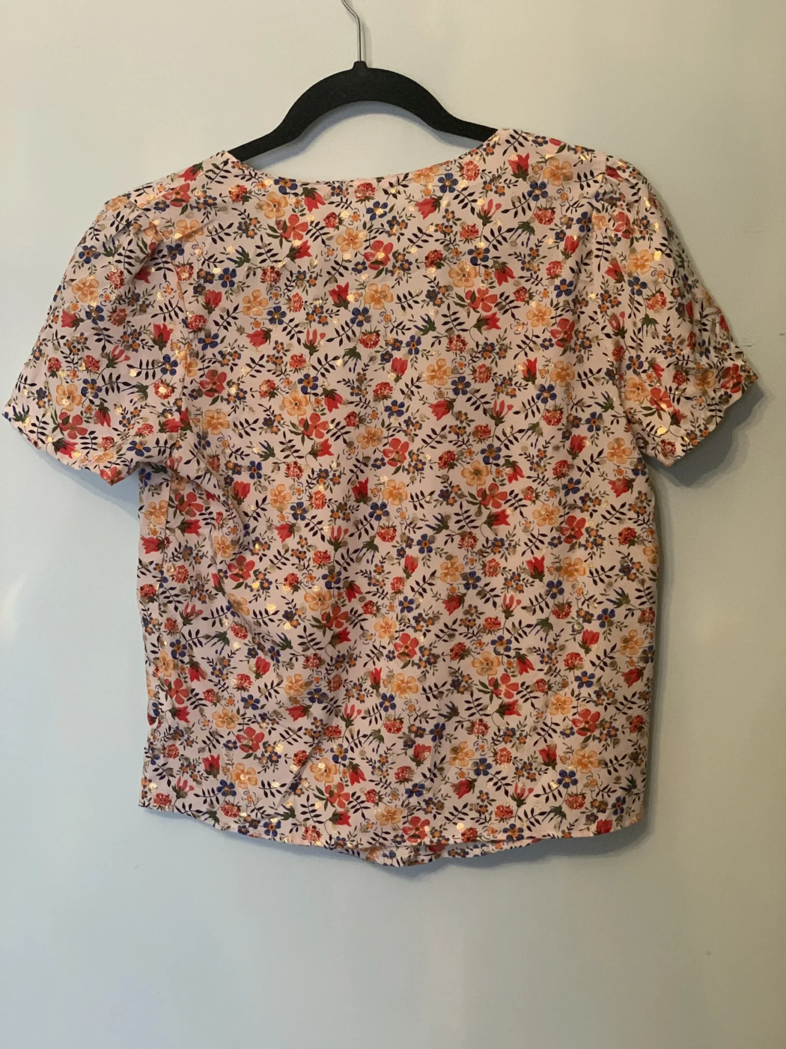 Image for Blouse fleurie, col en V