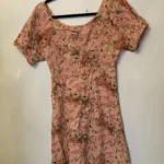 Thumbnail for Robe Fleurie Rose et Verte