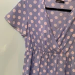 Thumbnail for Robe à Pois bleue et blanche
