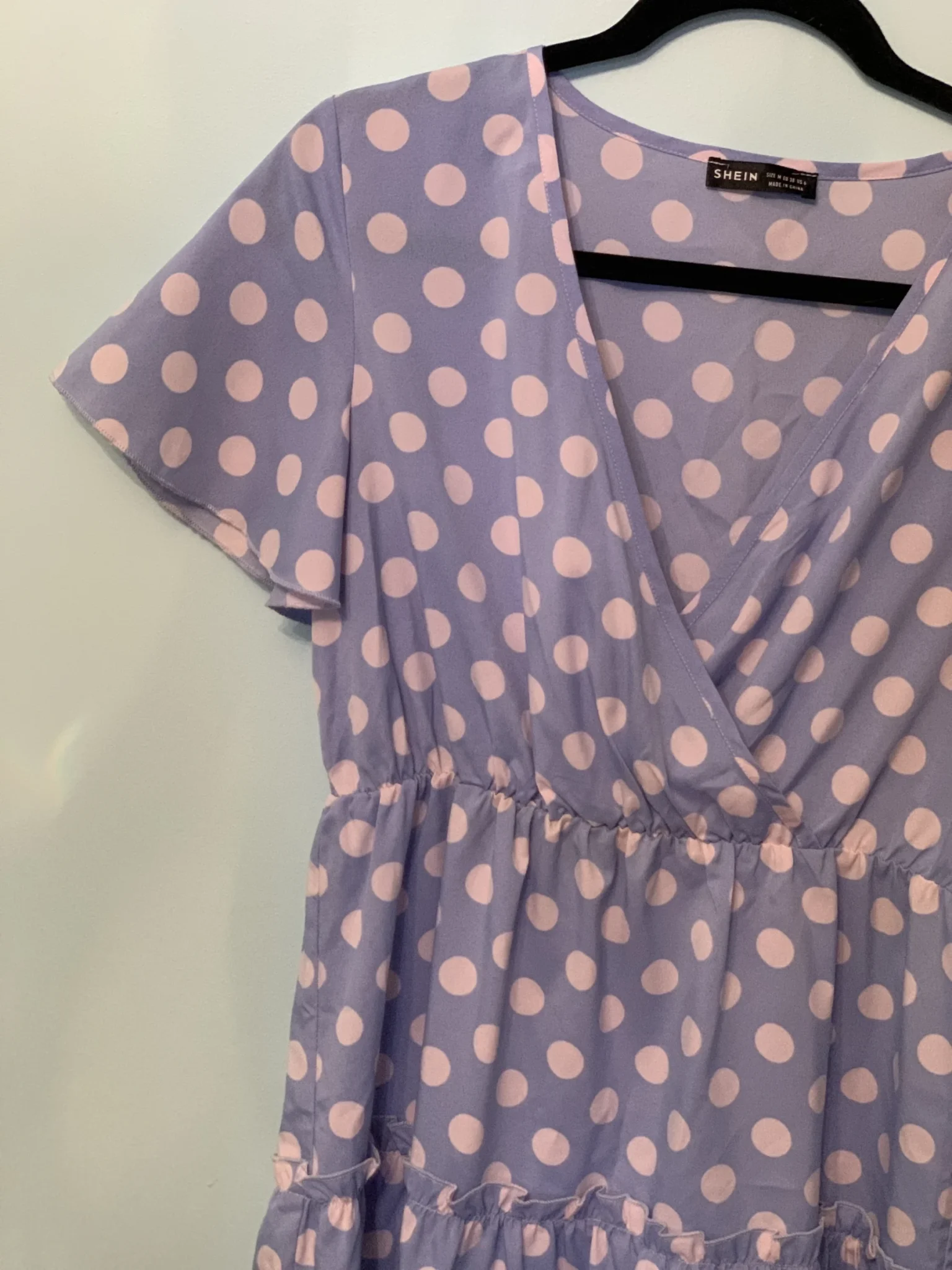 Image for Robe à Pois bleue et blanche