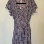 Featured thumbnail for Robe Bleue Fleurie