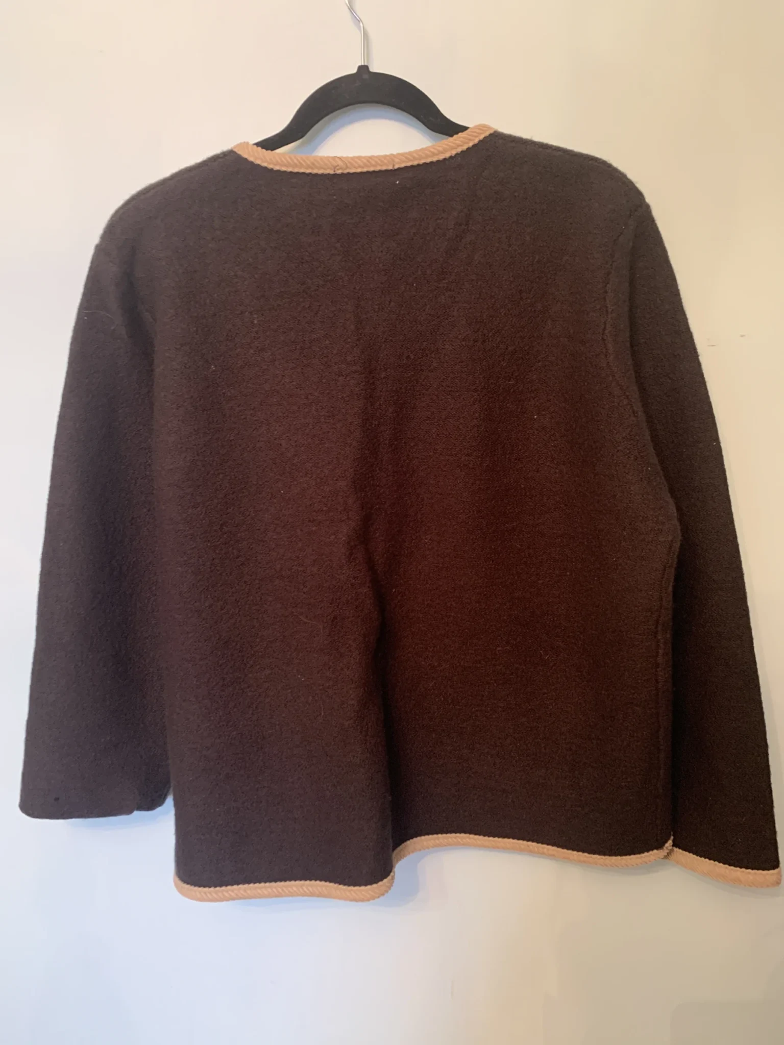 Image for Cardigan Brun avec Vache