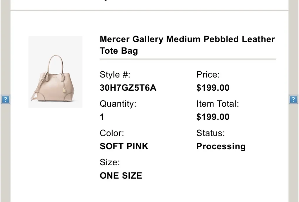 Image for Michael kors handbag