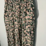 Thumbnail for Pantalon Fleuri Vert et Rose