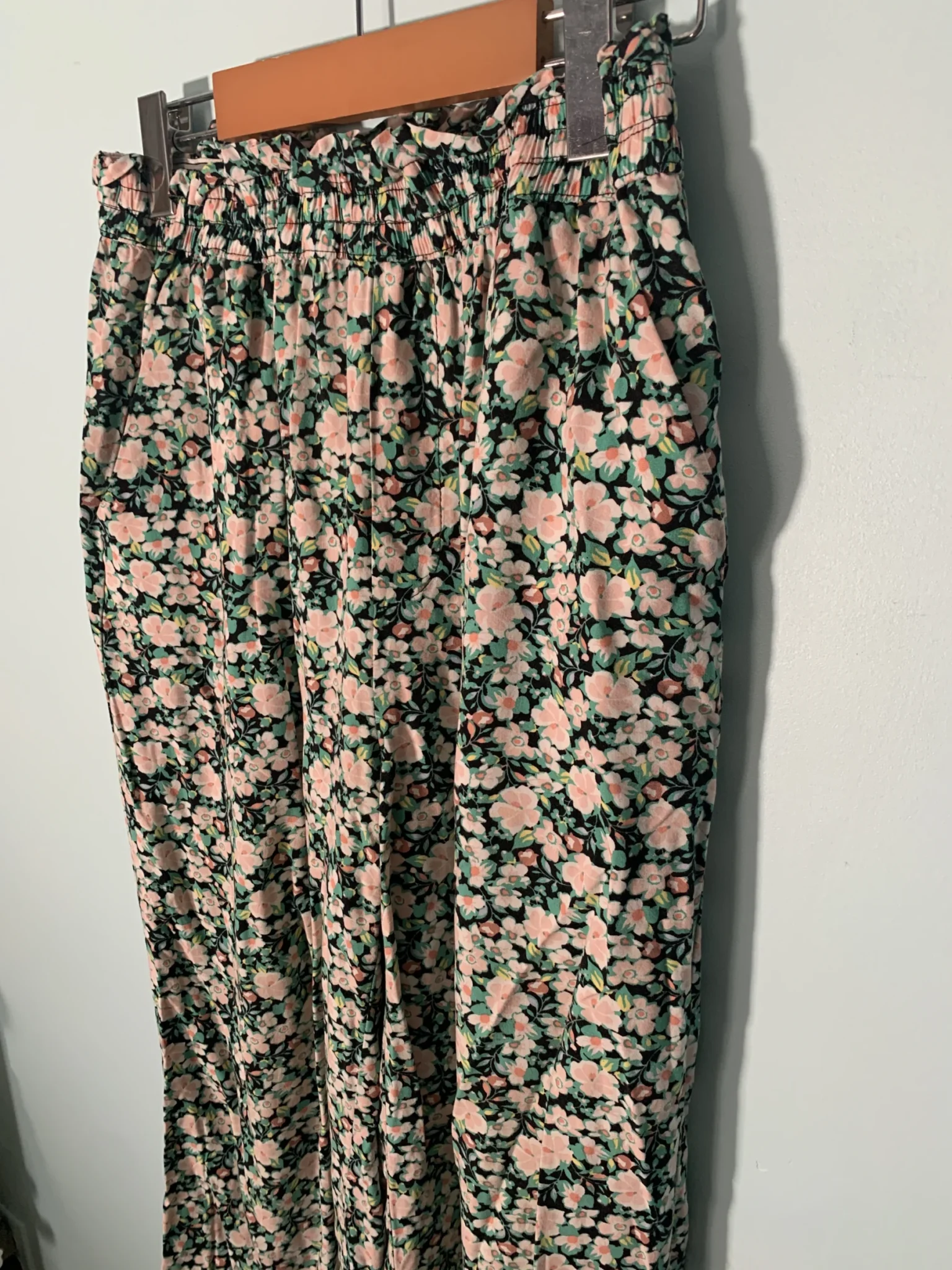 Image for Pantalon Fleuri Vert et Rose