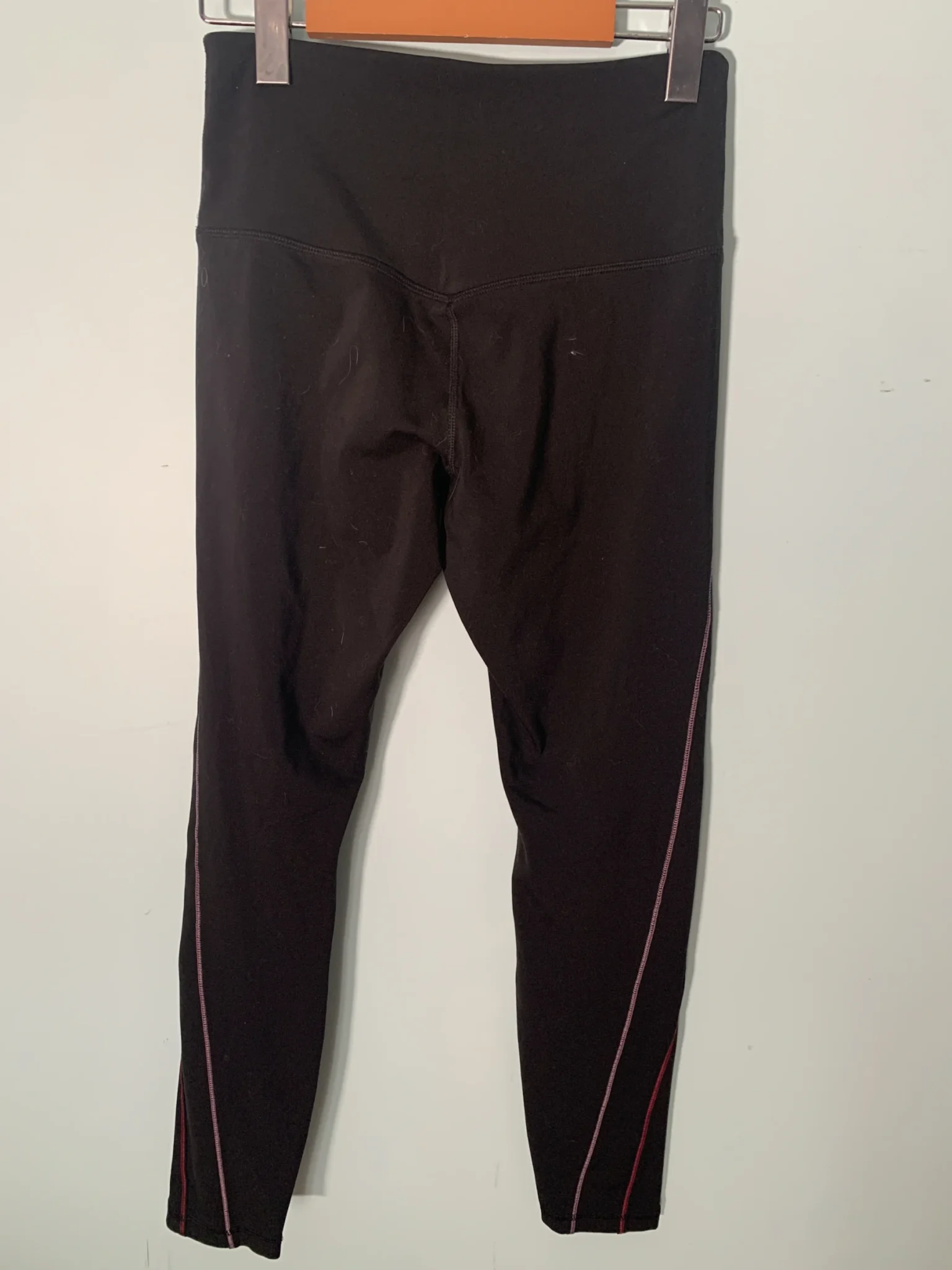 Image for Legging Long HYBA Noir et Rose