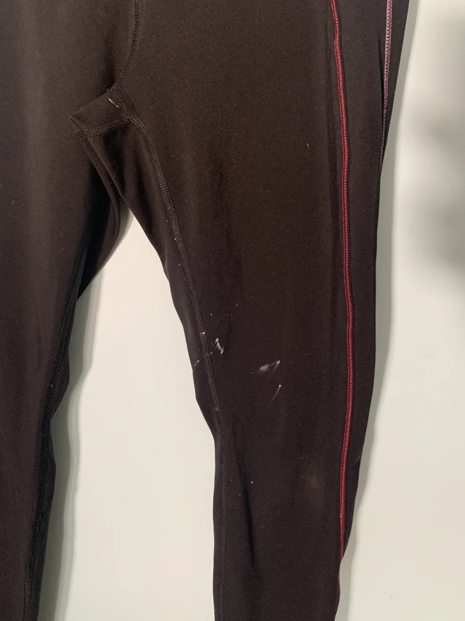 Image for Legging Long HYBA Noir et Rose