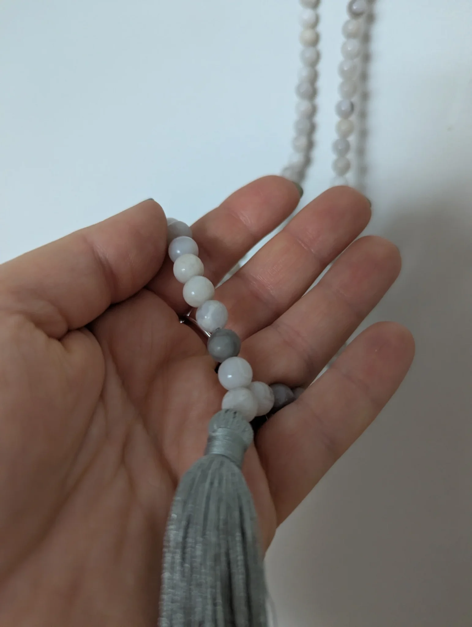 Image for Mala necklace - agates