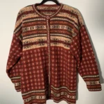 Featured thumbnail for Cardigan à motif Bourgogne