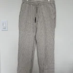 Featured thumbnail for Pantalon Cotton/Lin à rayures