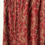 Thumbnail for Jupe Longue Bourgogne à Motif
