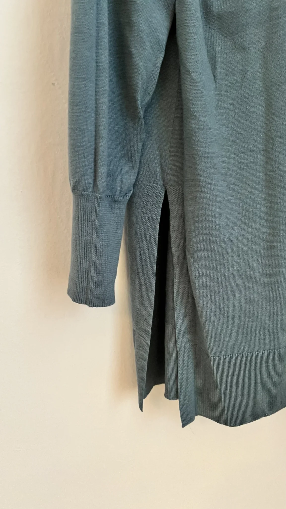 Image for Chandail long Uniqlo - bleu gris