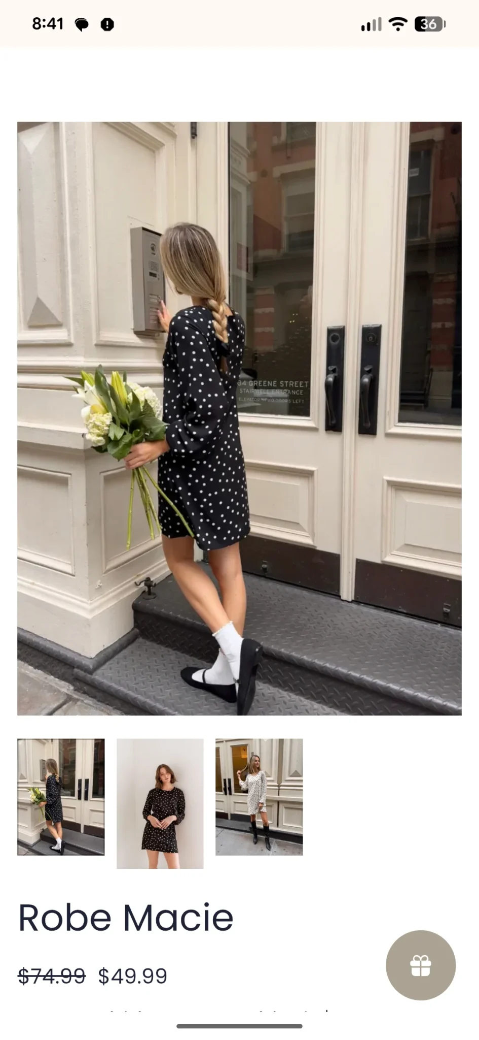 Image for Robe à pois Dailystory