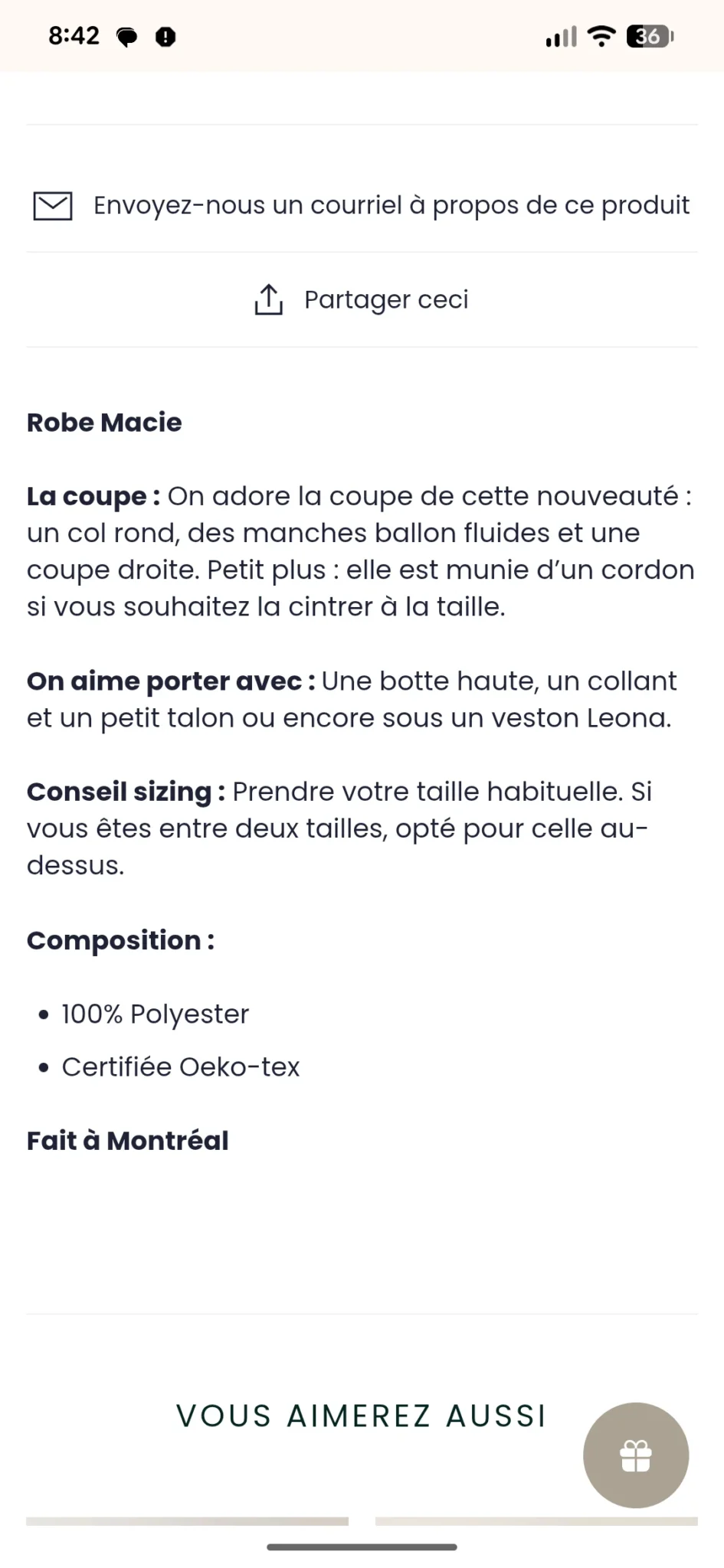 Image for Robe à pois Dailystory