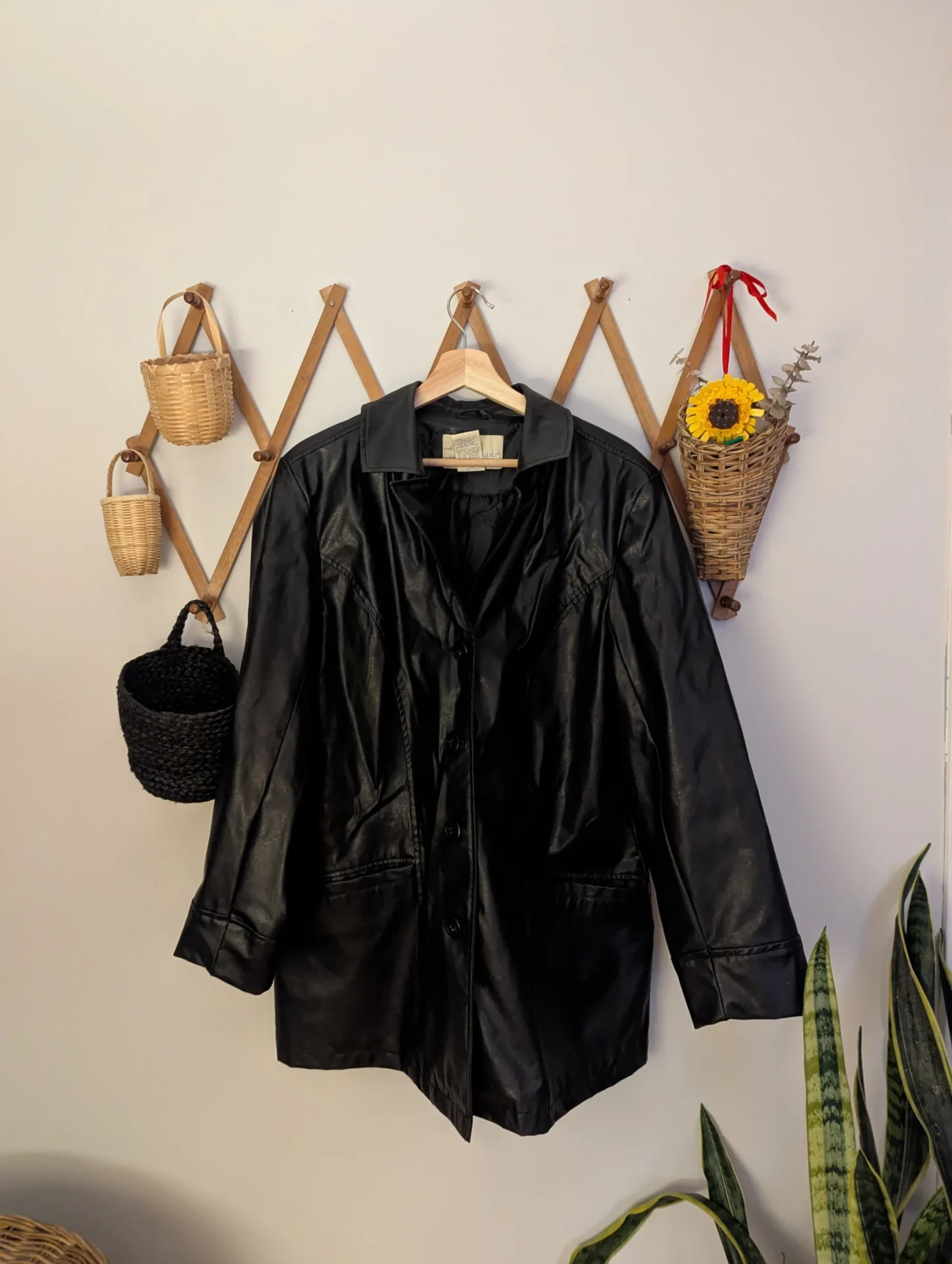 Featured image for Vegan leather coat