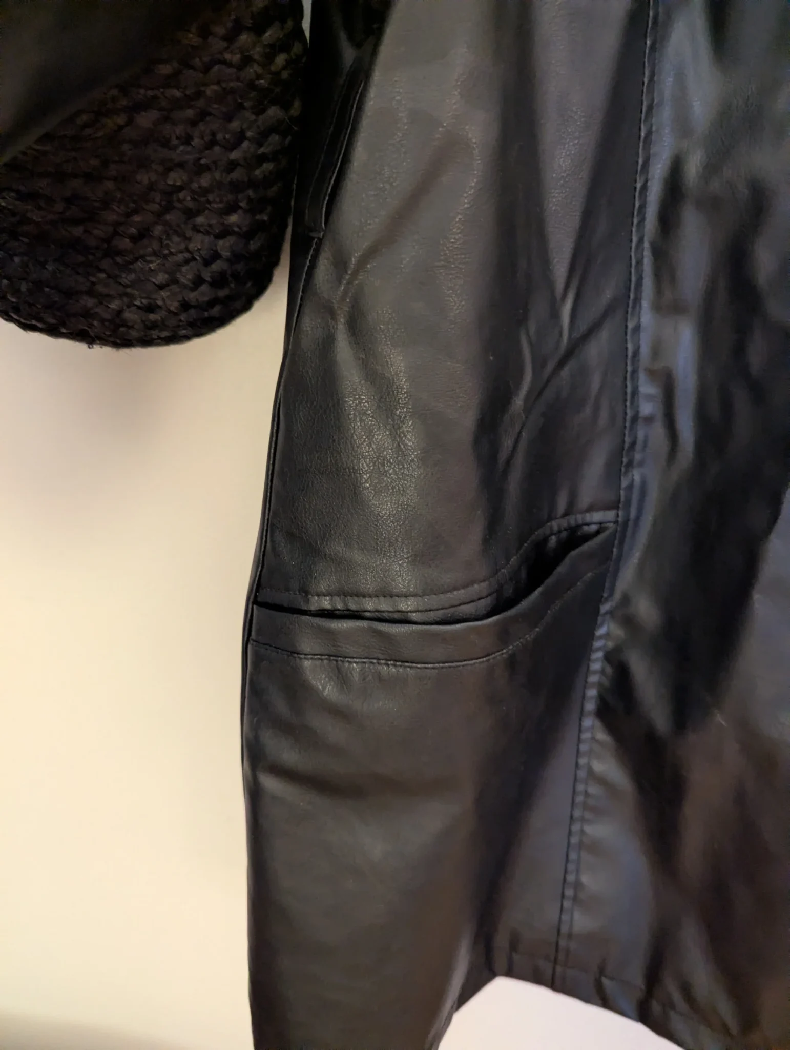 Image for Vegan leather coat
