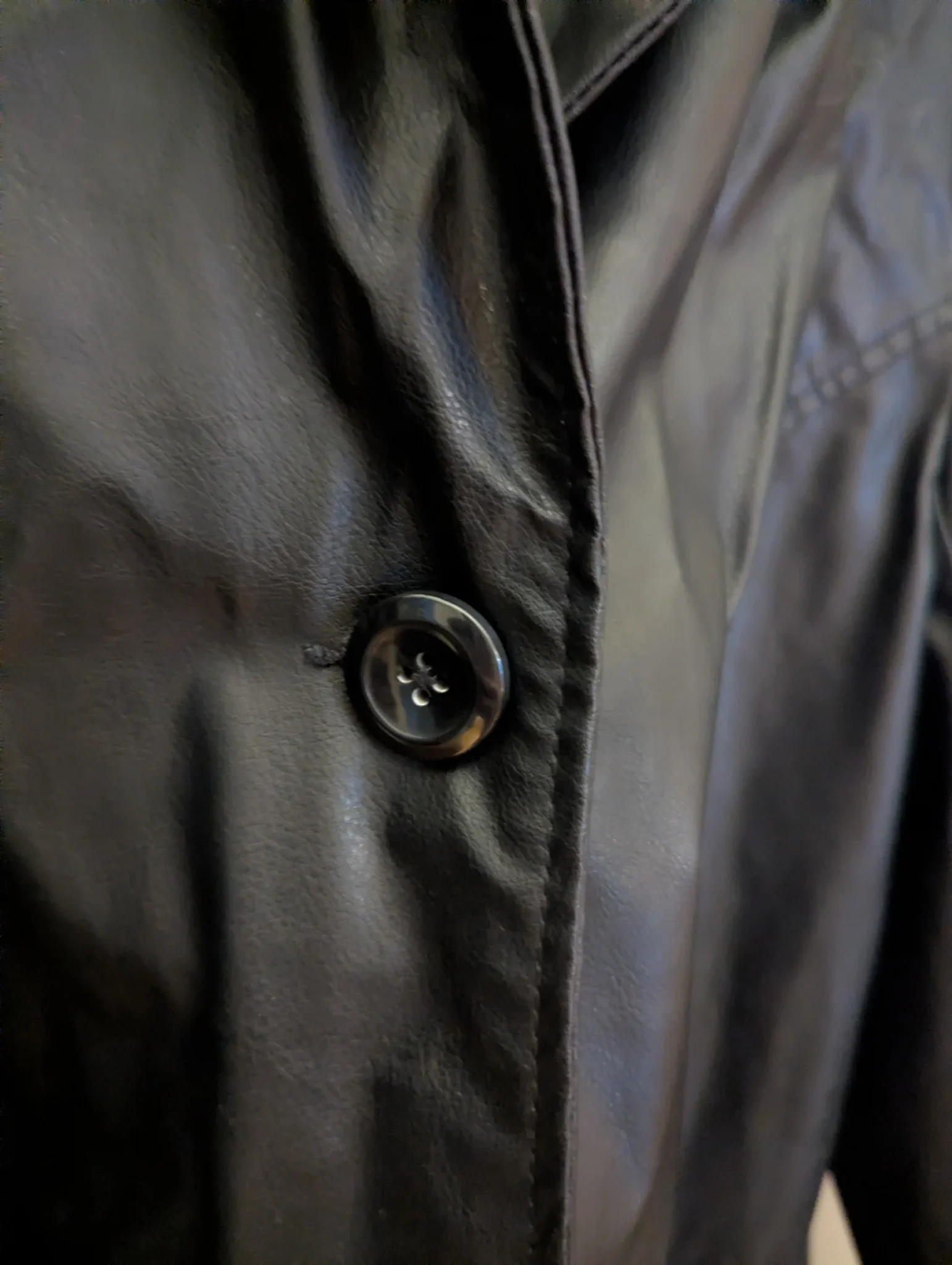 Image for Vegan leather coat