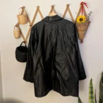 Thumbnail for Vegan leather coat