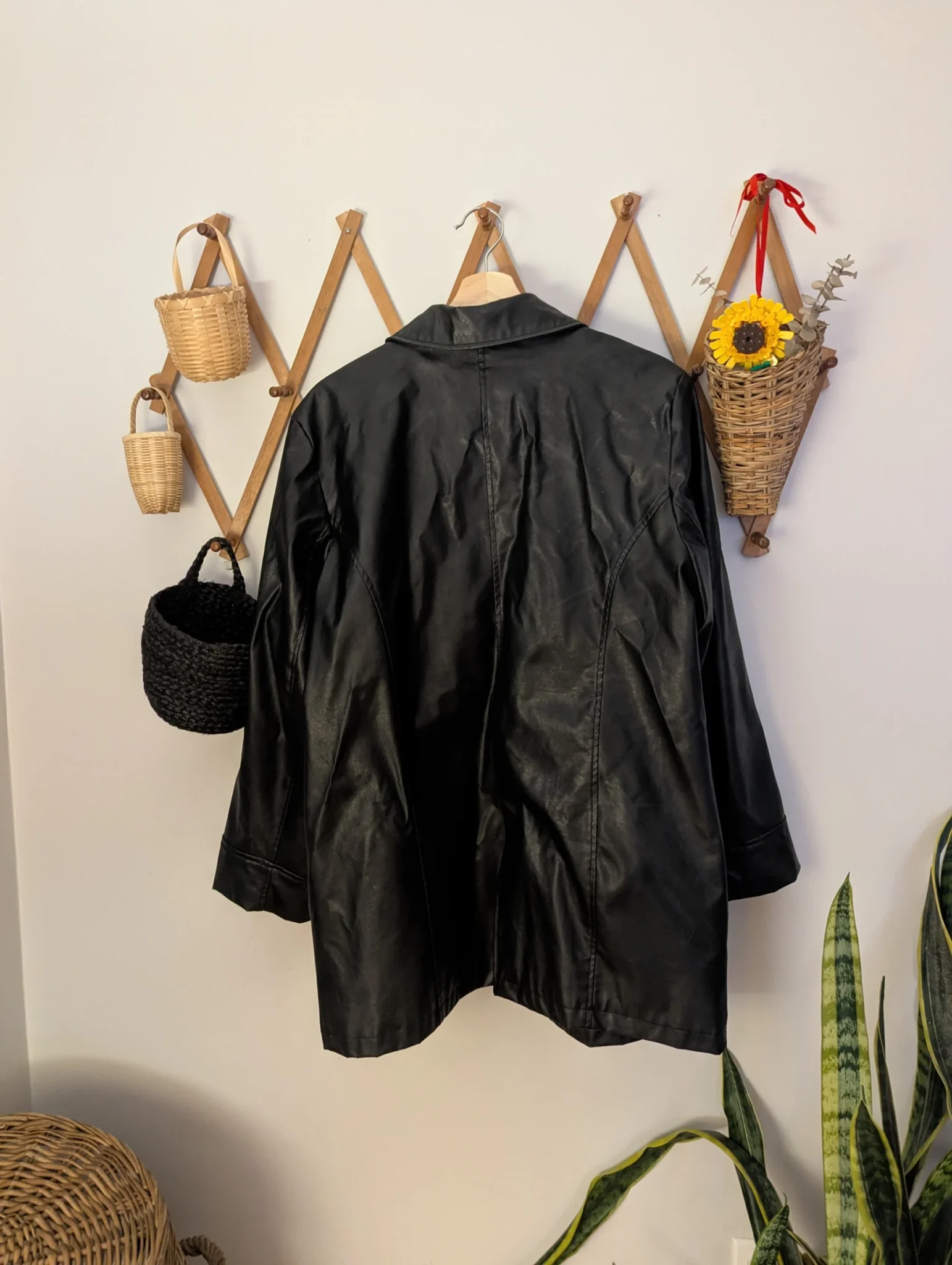 Image for Vegan leather coat