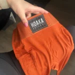 Thumbnail for Legging Hoaka orange brulé jamais porté