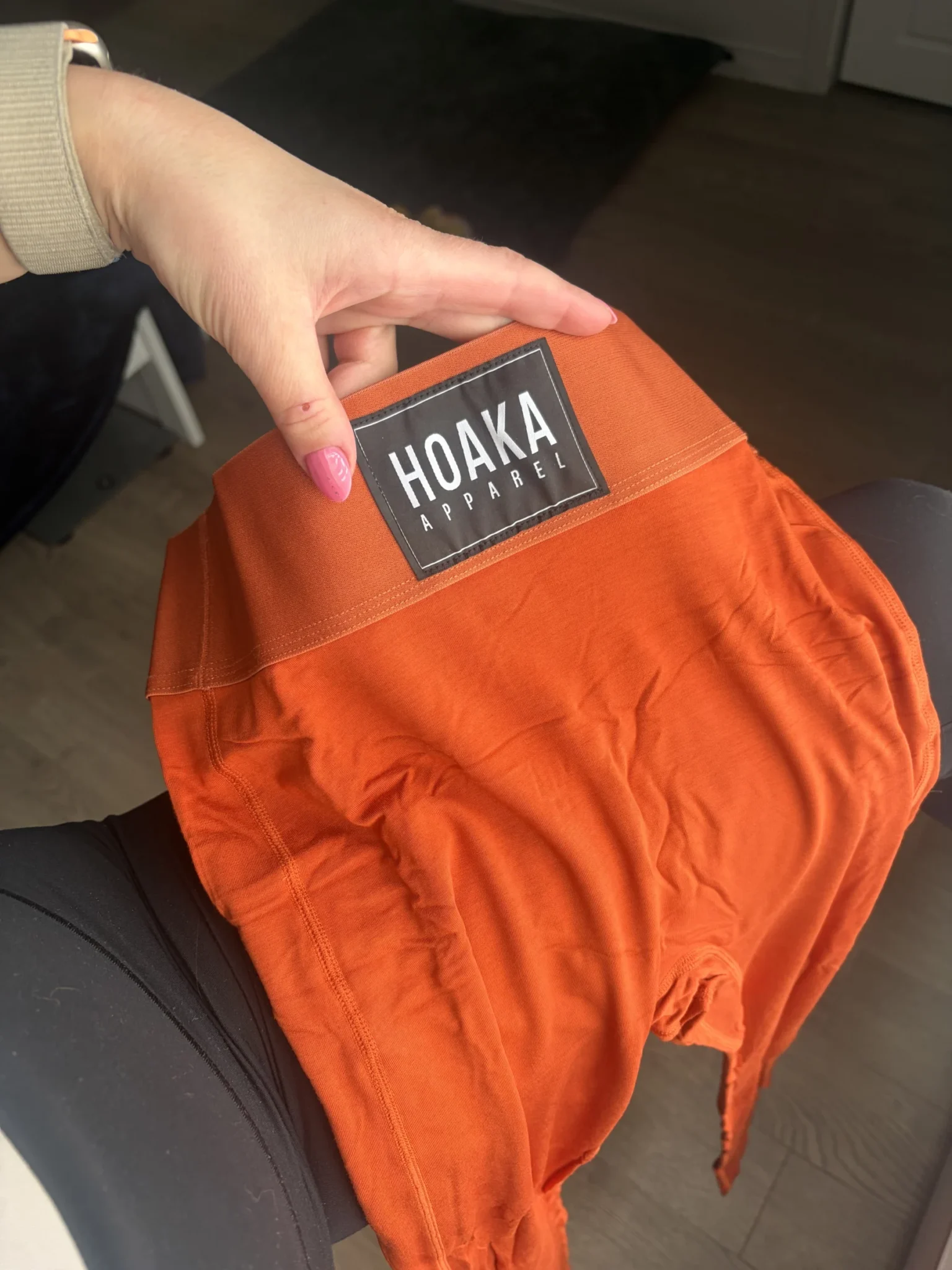 Image for Legging Hoaka orange brulé jamais porté