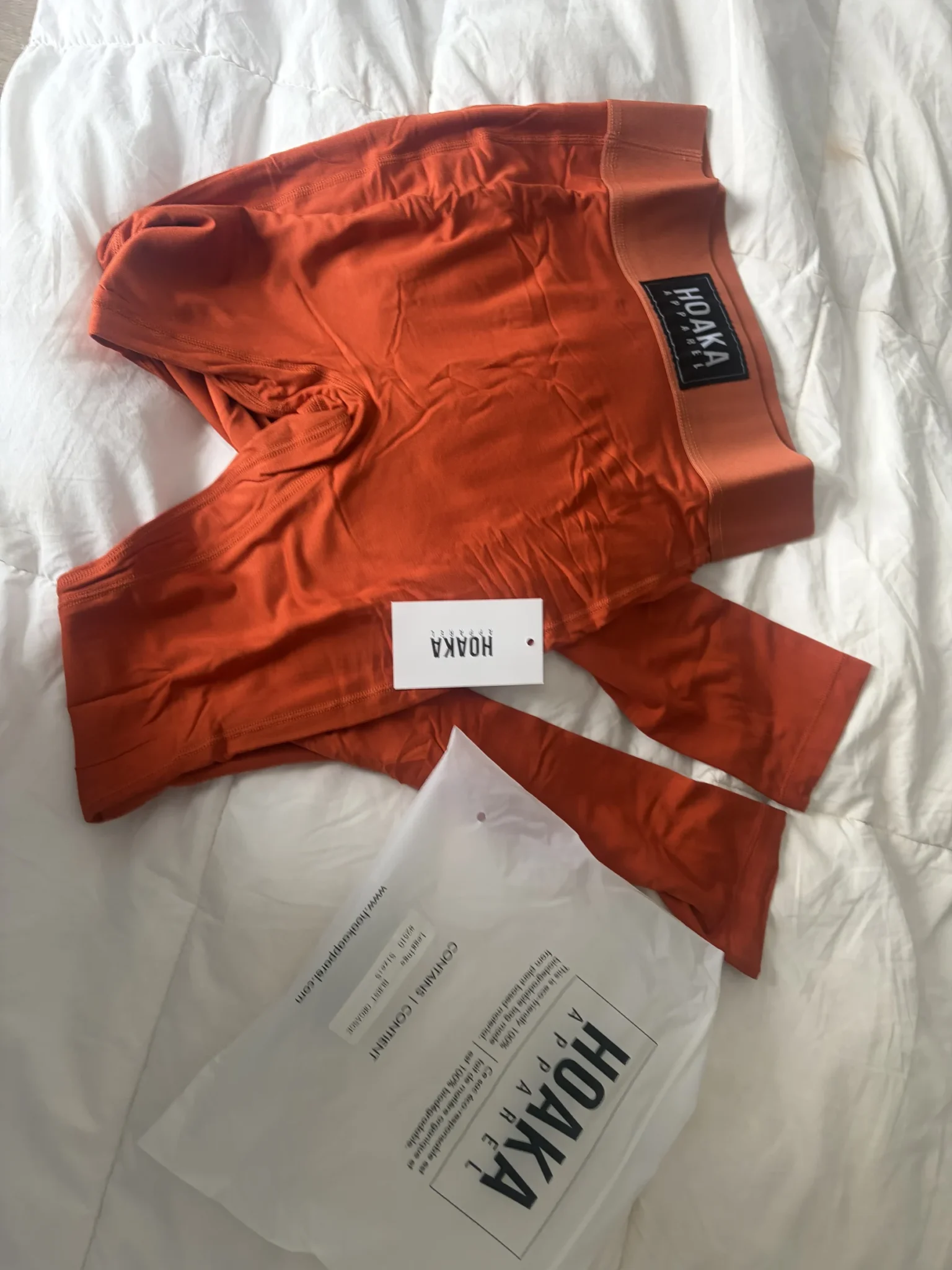 Image for Legging Hoaka orange brulé jamais porté