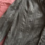Thumbnail for Blouse verte brodée