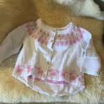 Thumbnail for Veste cardigan tricot de fin coton souris mini bébé fille 6