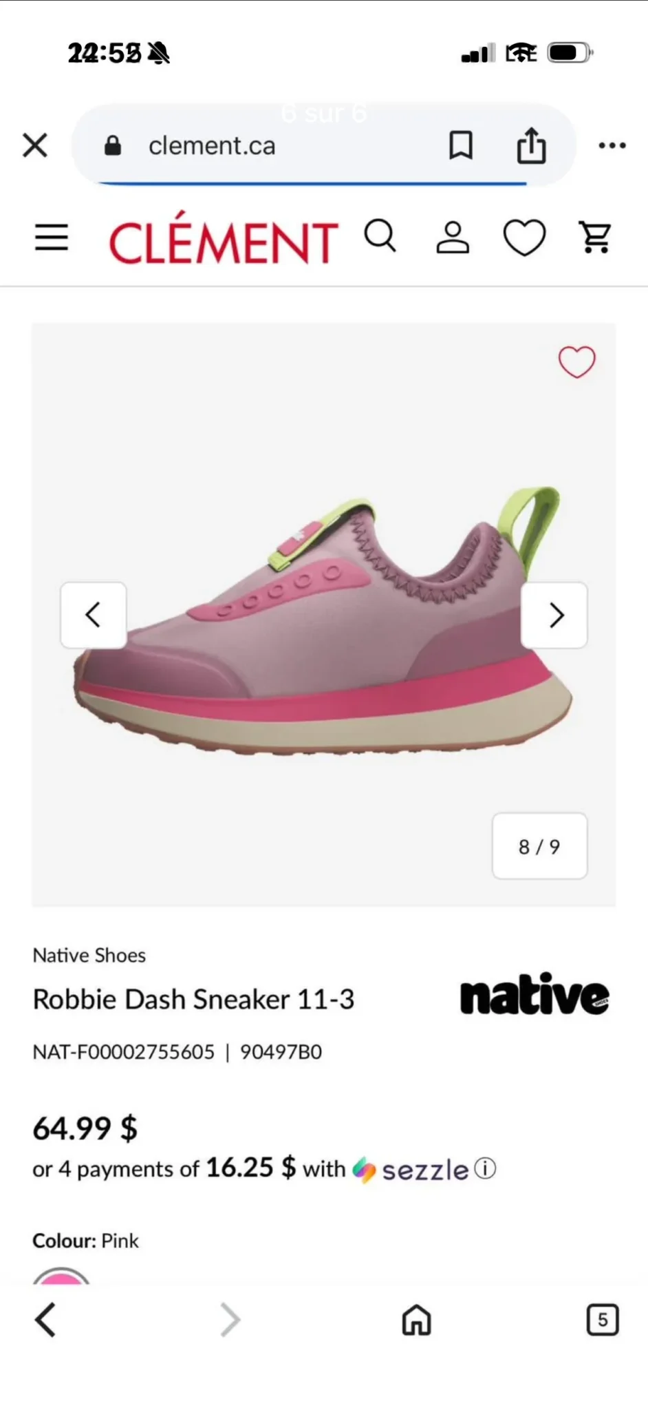 Image for Native gr4 or C5 shoes