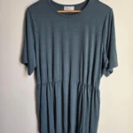 Featured thumbnail for Teal bamboo rayon dress Lost in Layers
