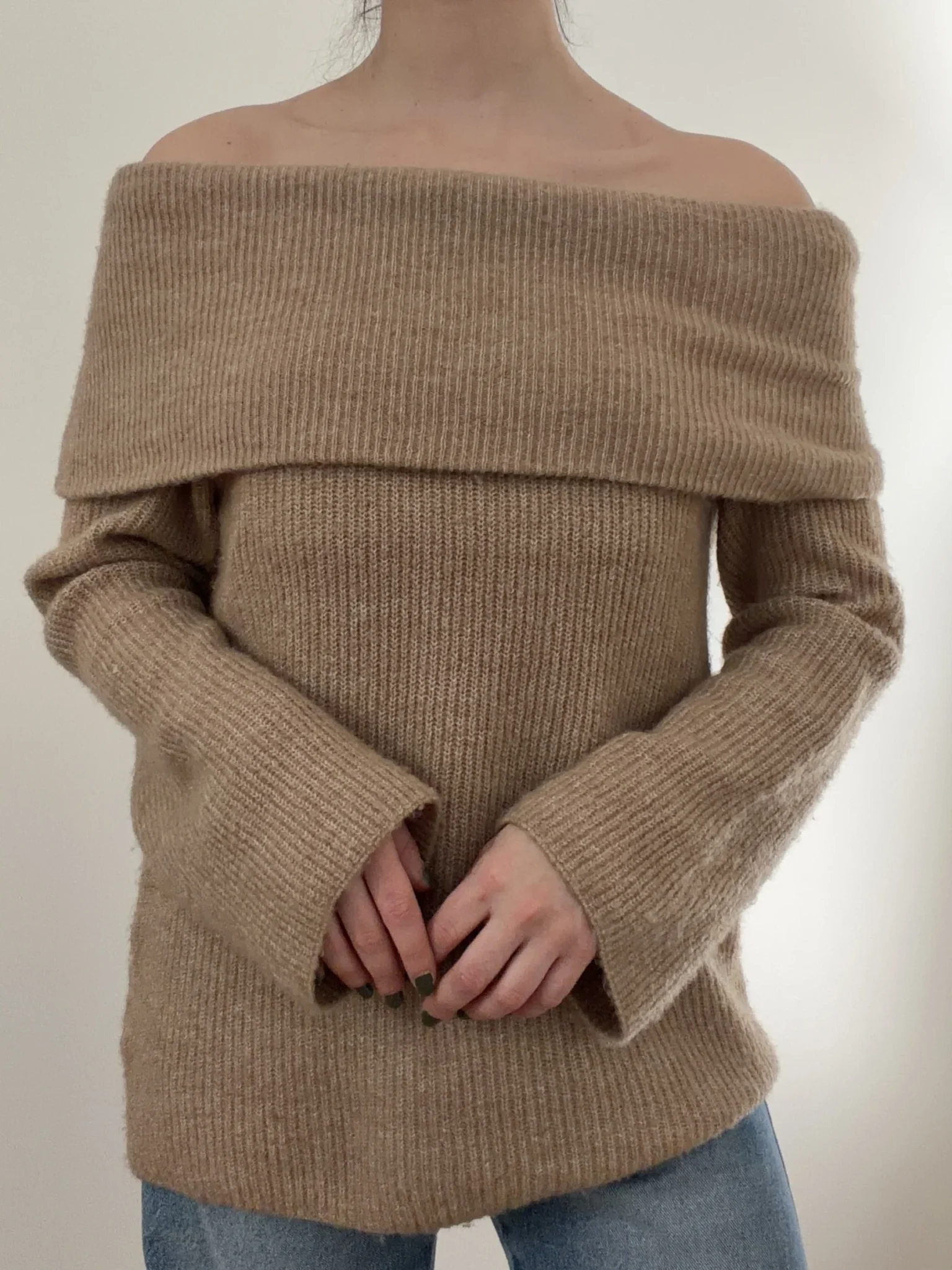 Image for Chandail off the shoulder