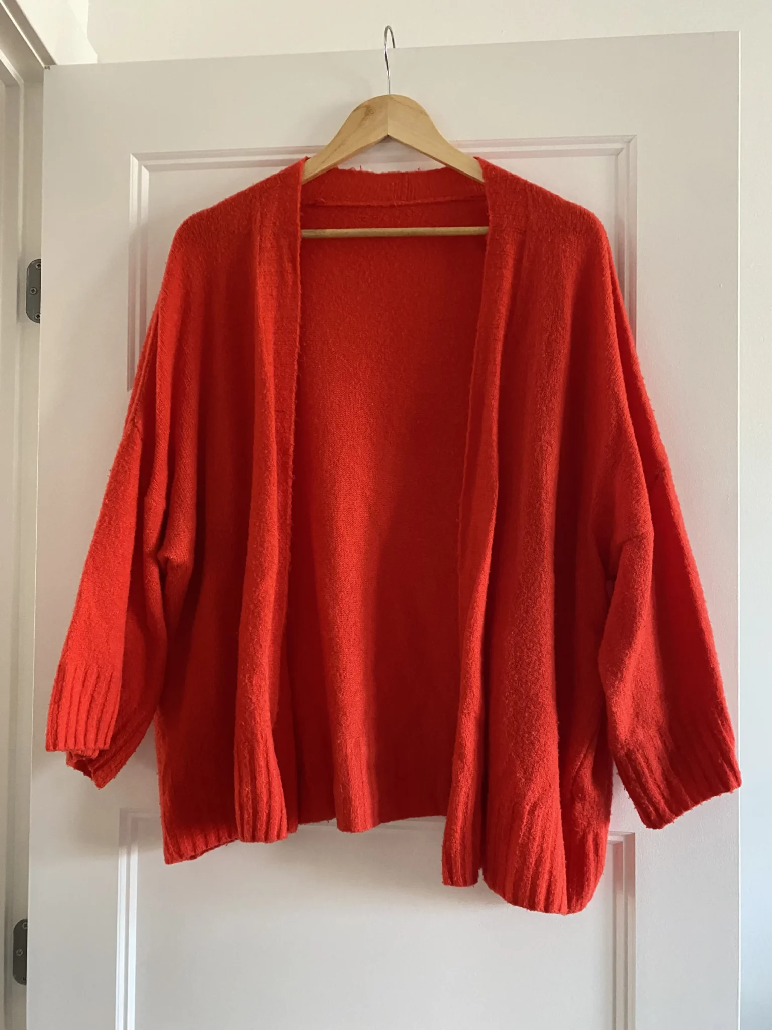 Featured image for Gilet oversize rouge ❤️