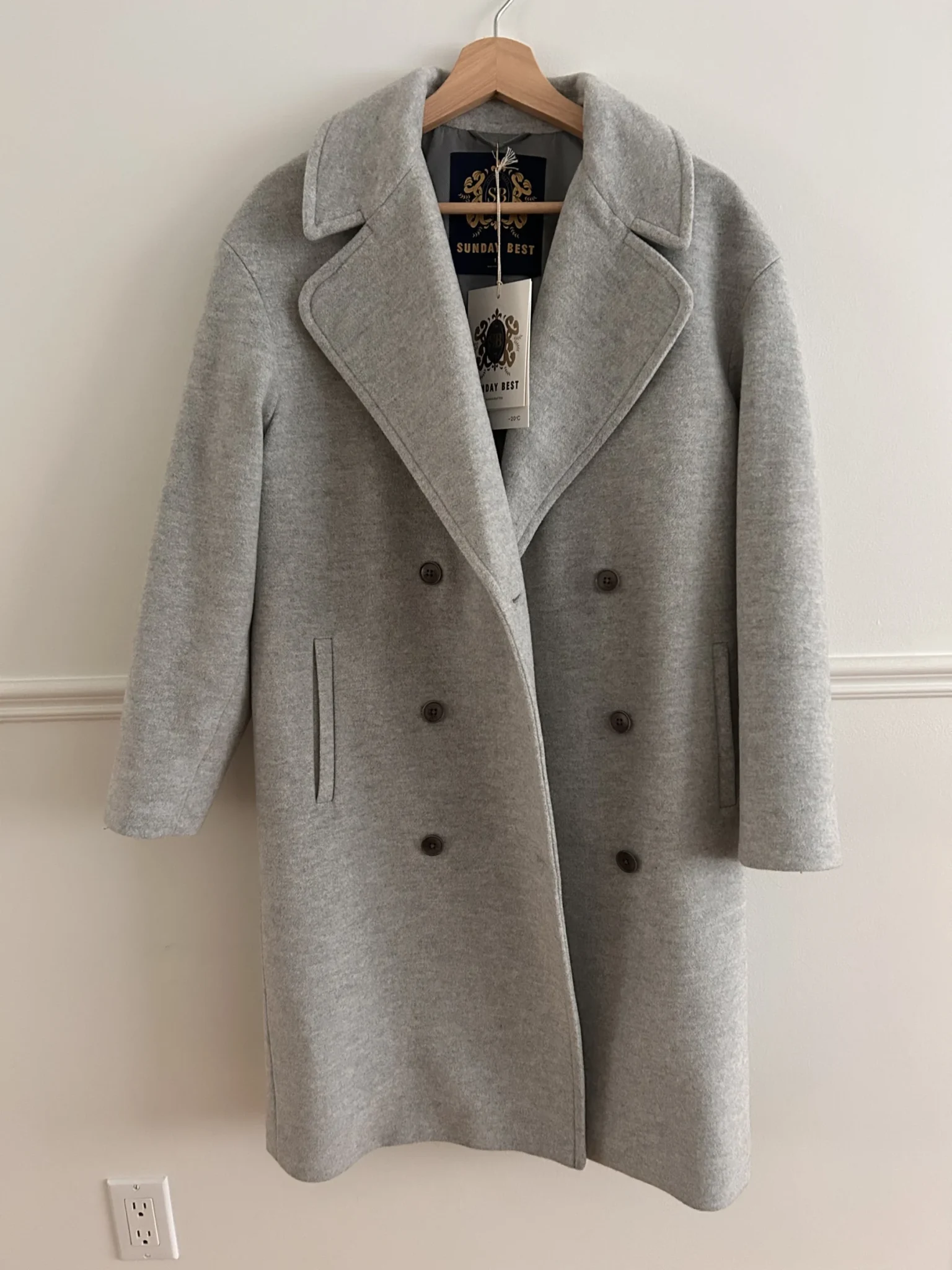 Image for Manteau en laine Sunday Best Aritzia